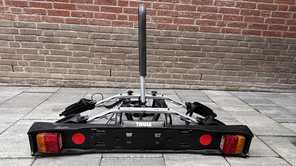 Thule RideOn 9502 fietsendrager (2 fietsen, kantelbaar), Ophalen, 2 fietsen, Gebruikt, Trekhaakdrager