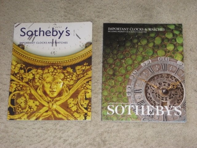 Sotheby's Important clocks and watches Amsterdam catalogus, Boeken, Ophalen of Verzenden, Gelezen, Overige merken