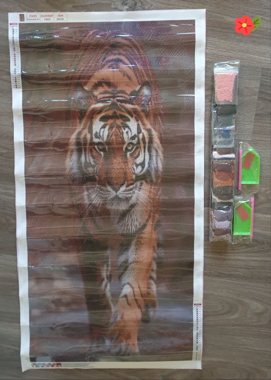 Diamond Painting Tijger - Nieuw en Compleet, Ophalen of Verzenden, Nieuw