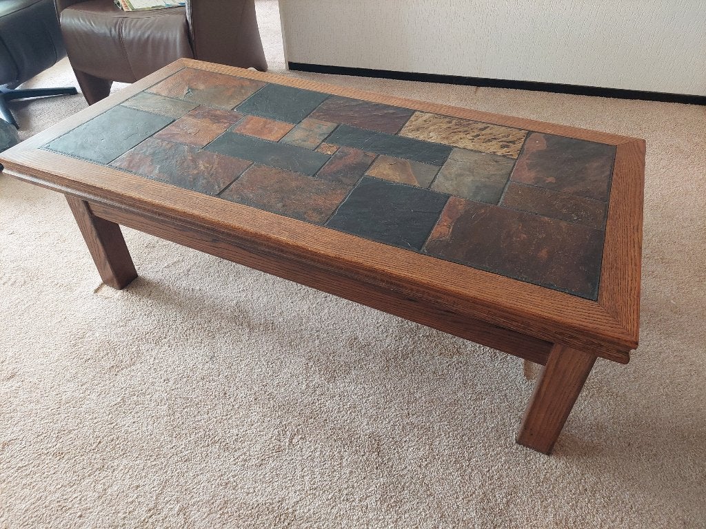 Salontafel, Huis en Inrichting, Tafels | Salontafels, Ophalen, 100 tot 150 cm, 50 tot 75 cm, Klassiek