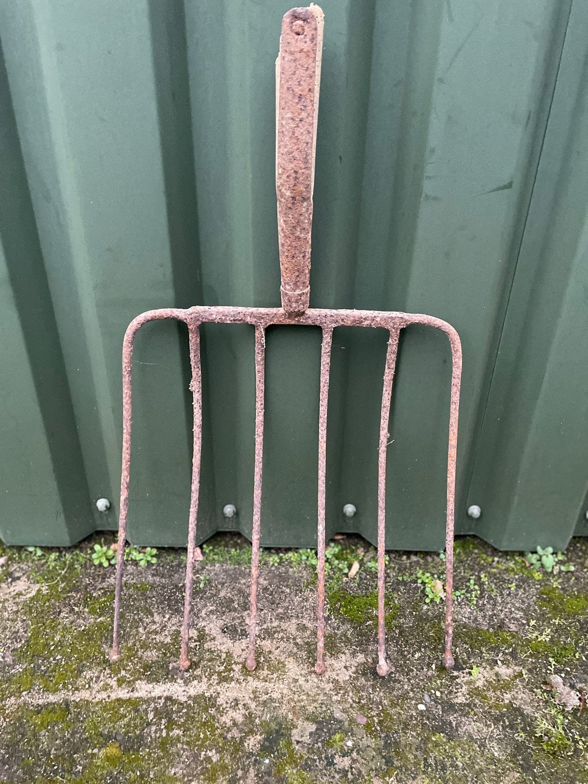 OUD HOLLANDSCH GEREEDSCHAP, AARDAPPEL (OPSCHEP) VORK, Ophalen, Gebruikt
