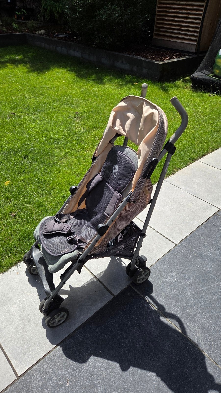 Easywalker Buggy Milano Melange + zomerinleg, Kinderen en Baby's, Buggy's, Ophalen, Gebruikt, Overige merken, Verstelbare rugleuning