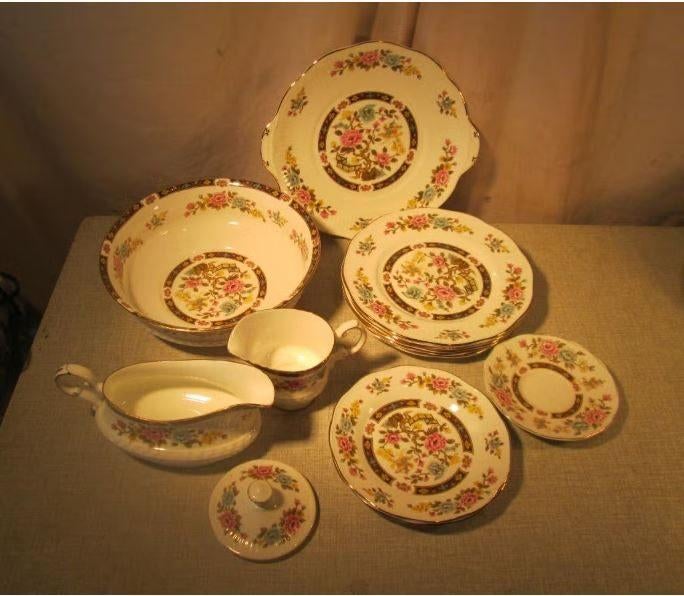 Prachtig Antieke Porseleine Servies - Queen's Rosina, Ophalen of Verzenden