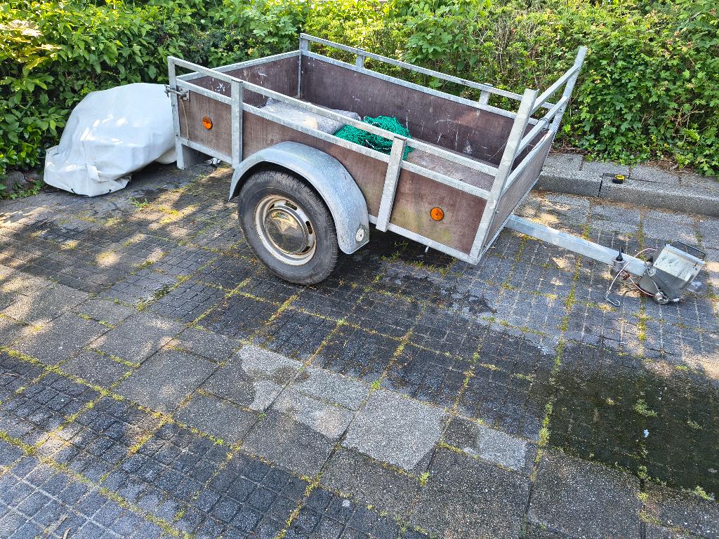 Aanhanger ongeremd 750kg, Ophalen, Gebruikt
