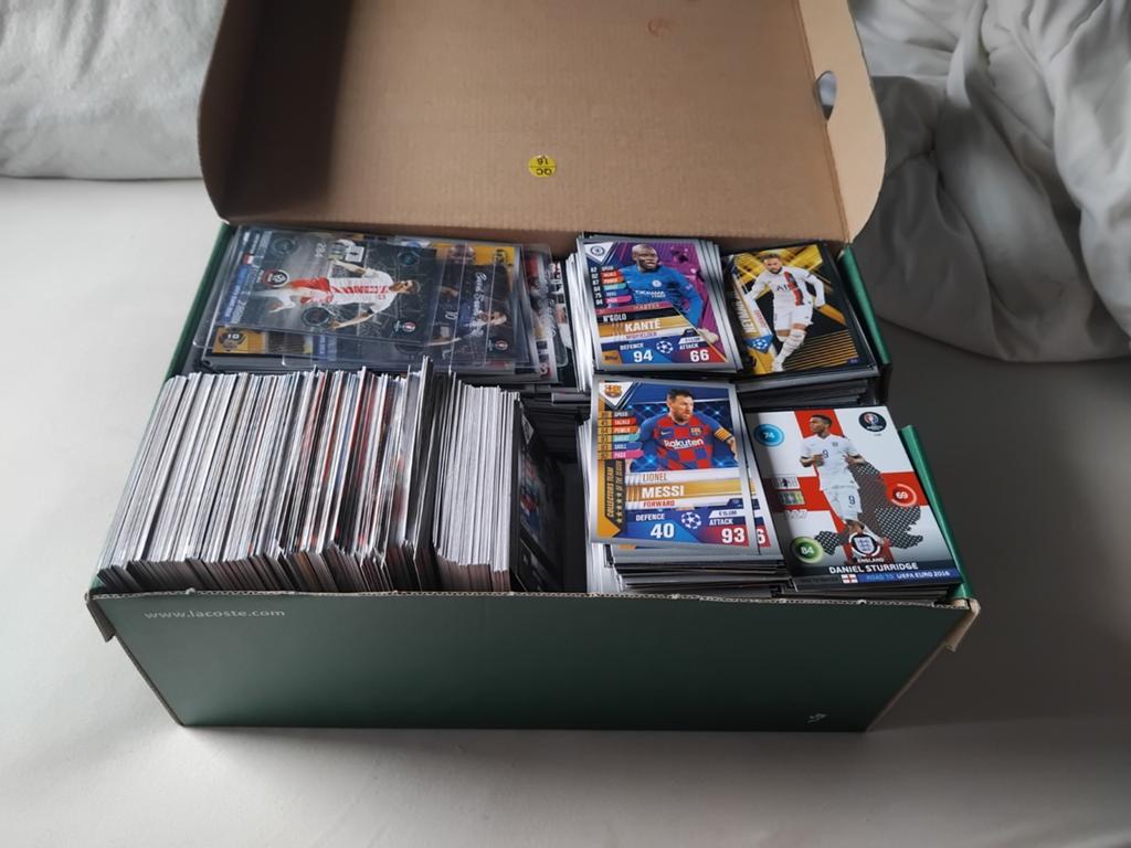 Grote verzameling voetbalplaatjes (Match Attax, panini), Ophalen of Verzenden, Zo goed als nieuw, Buitenlandse clubs, Poster, Plaatje of Sticker