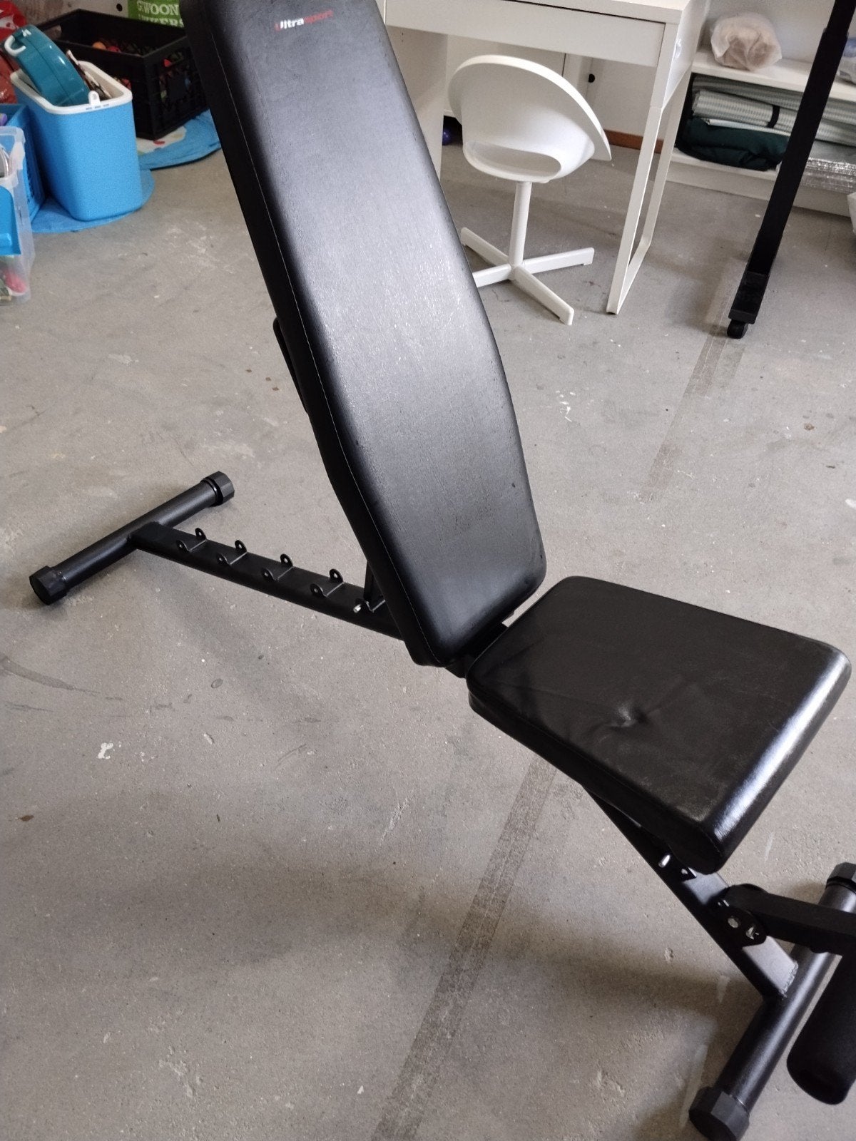 Ultrasport Weight bench 5-1/9-1 All in one foldable, multifu, Sport en Fitness, Ophalen of Verzenden, Gebruikt, Rug, Fitnessbank