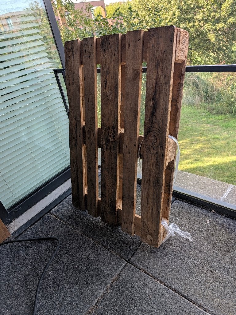 Pallet - gratis af te halen, Doe-het-zelf en Verbouw, Hout en Planken, Ophalen, Gebruikt, 50 mm of meer, Pallet