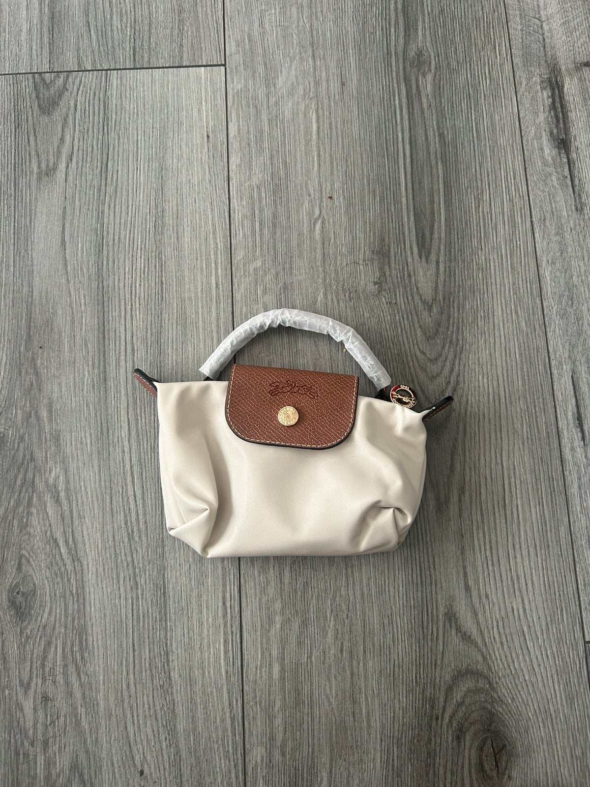longchamp mini beige, Ophalen, Nieuw, Beige, Handtas