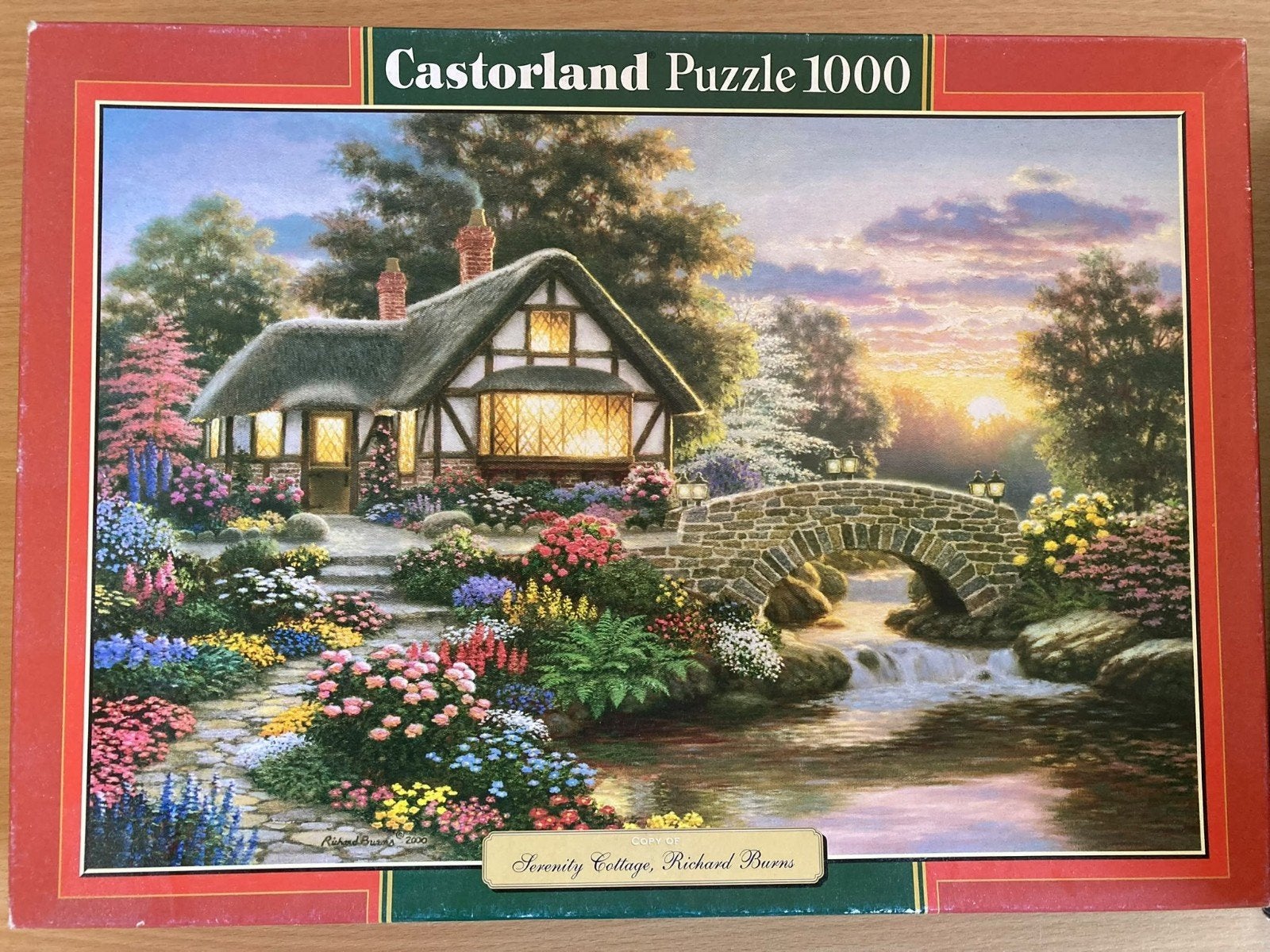 Castorland Legpuzzel 1000 stukjes - Serenity Cottage, Ophalen of Verzenden, 500 t/m 1500 stukjes, Zo goed als nieuw, Legpuzzel