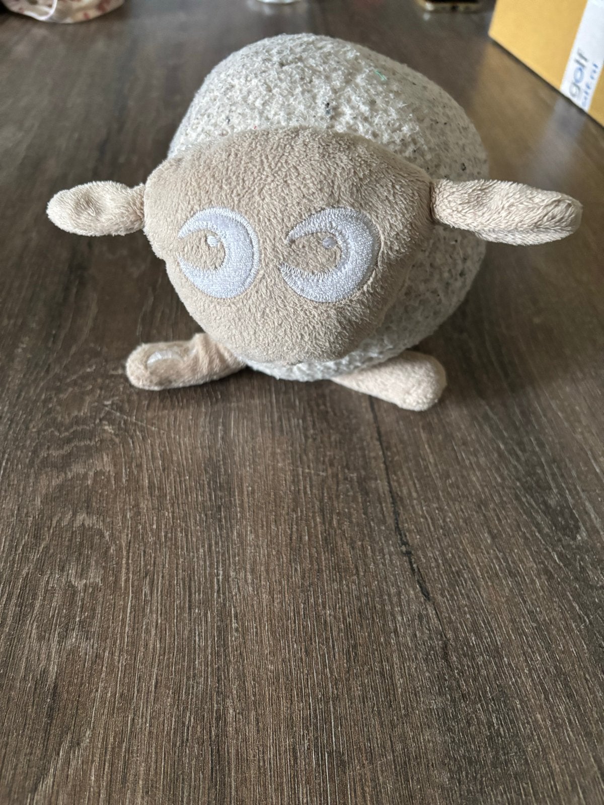 Ewan Deluxe schaapje – hartslagknuffel / slaapknuffel, Ophalen of Verzenden, Zo goed als nieuw, Overige typen, Met geluid