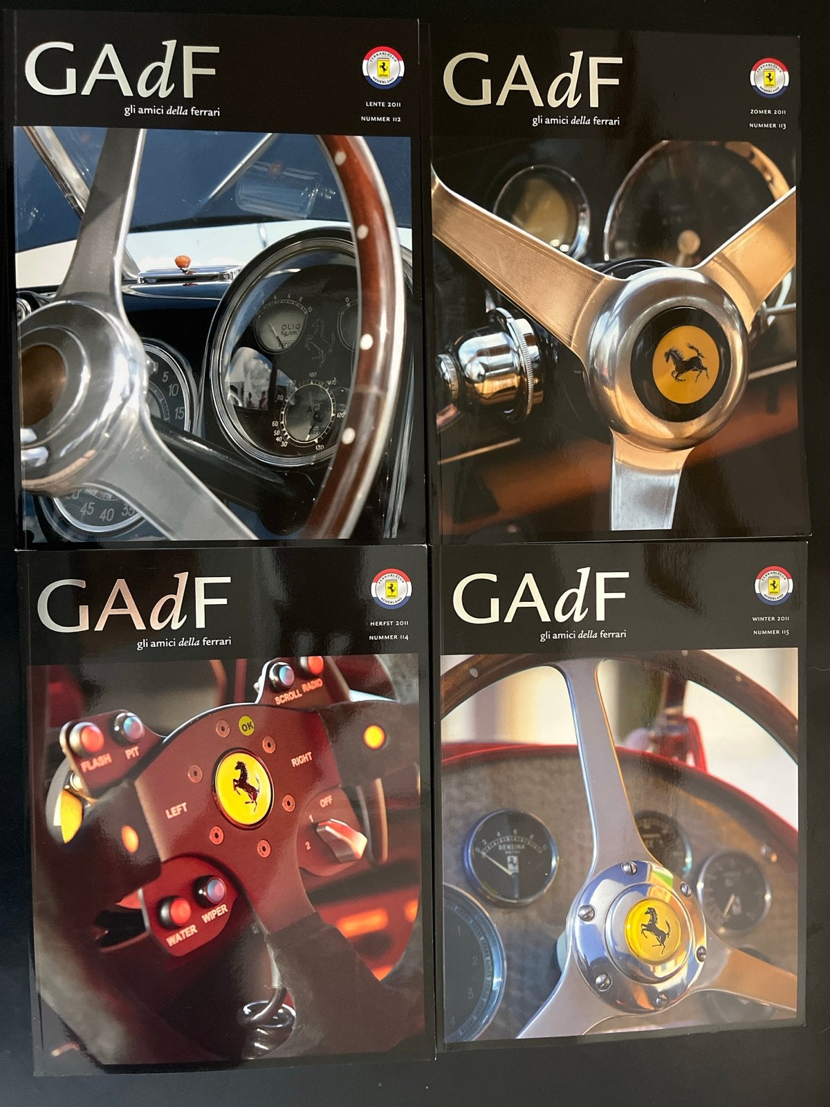 GAdF Ferrari Magazines 2011 - Complete Jaargang, Ophalen of Verzenden, Gelezen, Ferrari
