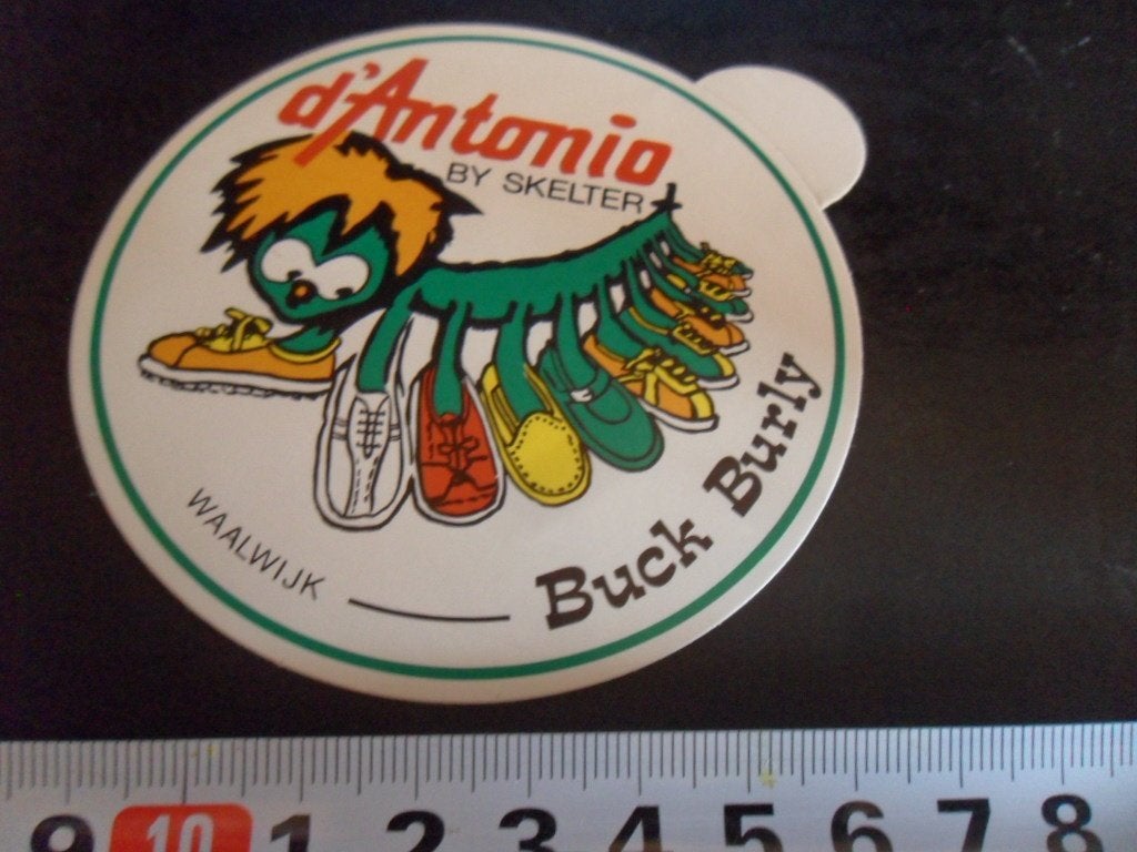 sticker d'antonio by skelter waalwijk buck burly schoenen, Ophalen, Zo goed als nieuw