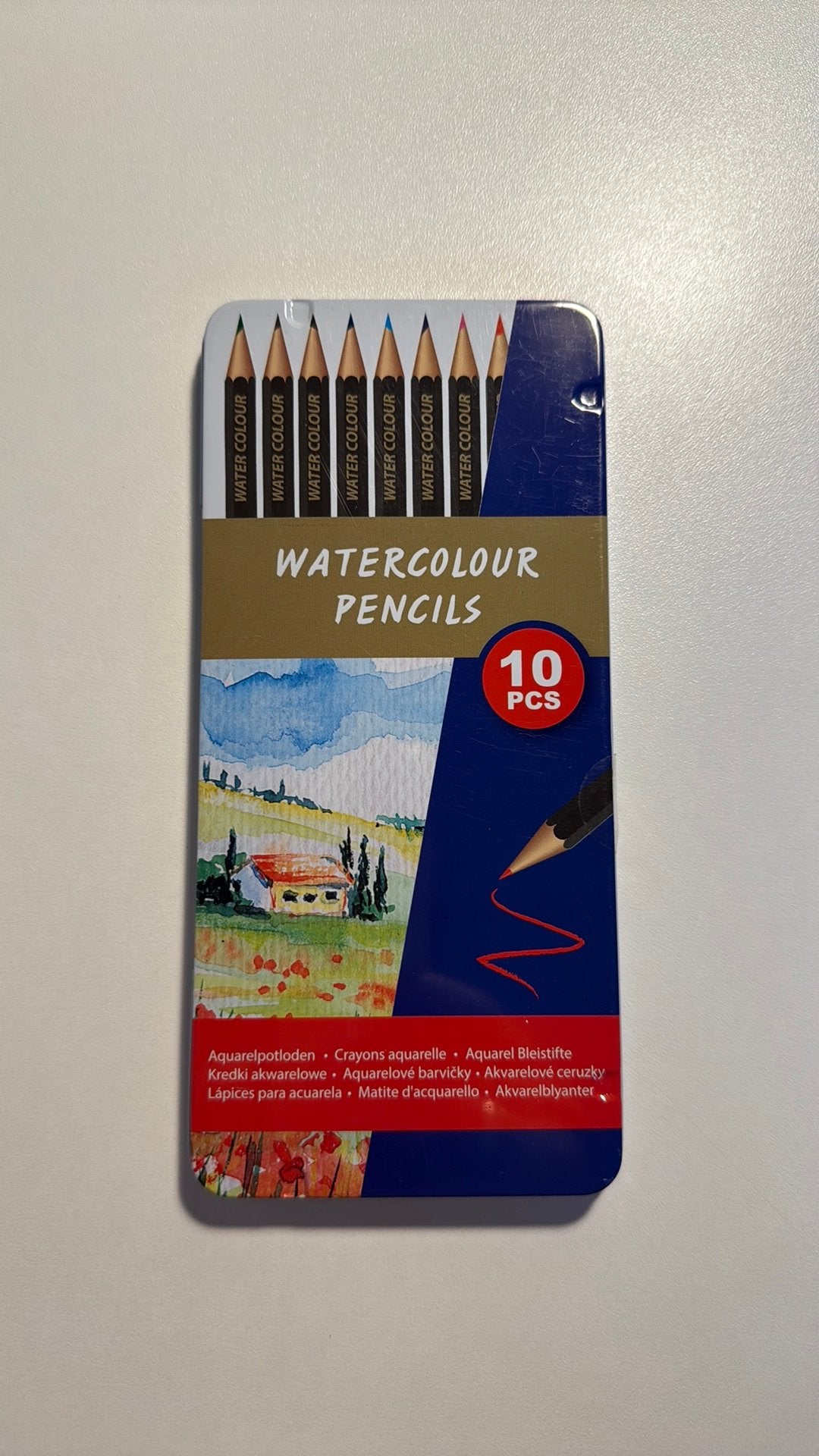 10 aquarel potloden, Ophalen of Verzenden, Gebruikt, Potlood of Stift