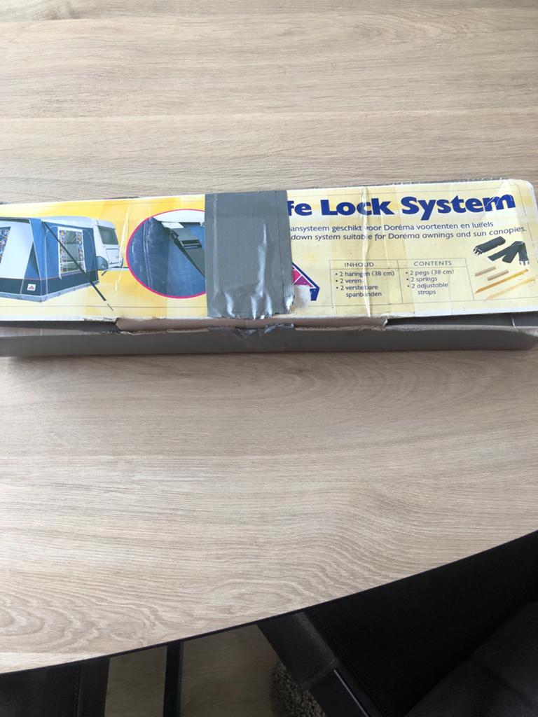 Dorema Safe Lock System (haringen ontbreken), Ophalen of Verzenden, Gebruikt