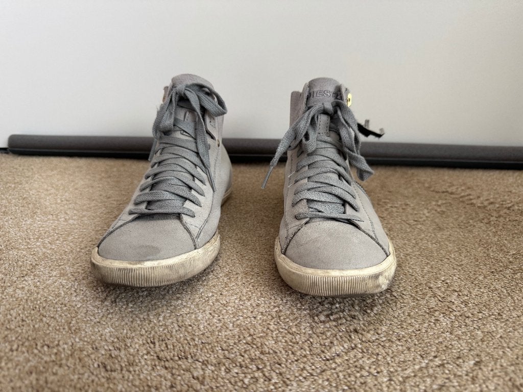 Diesel Beach Pit W Sneakers - Frost Gray - Maat 38, Kleding | Dames, Verzenden, Sneakers of Gympen, Diesel, Grijs