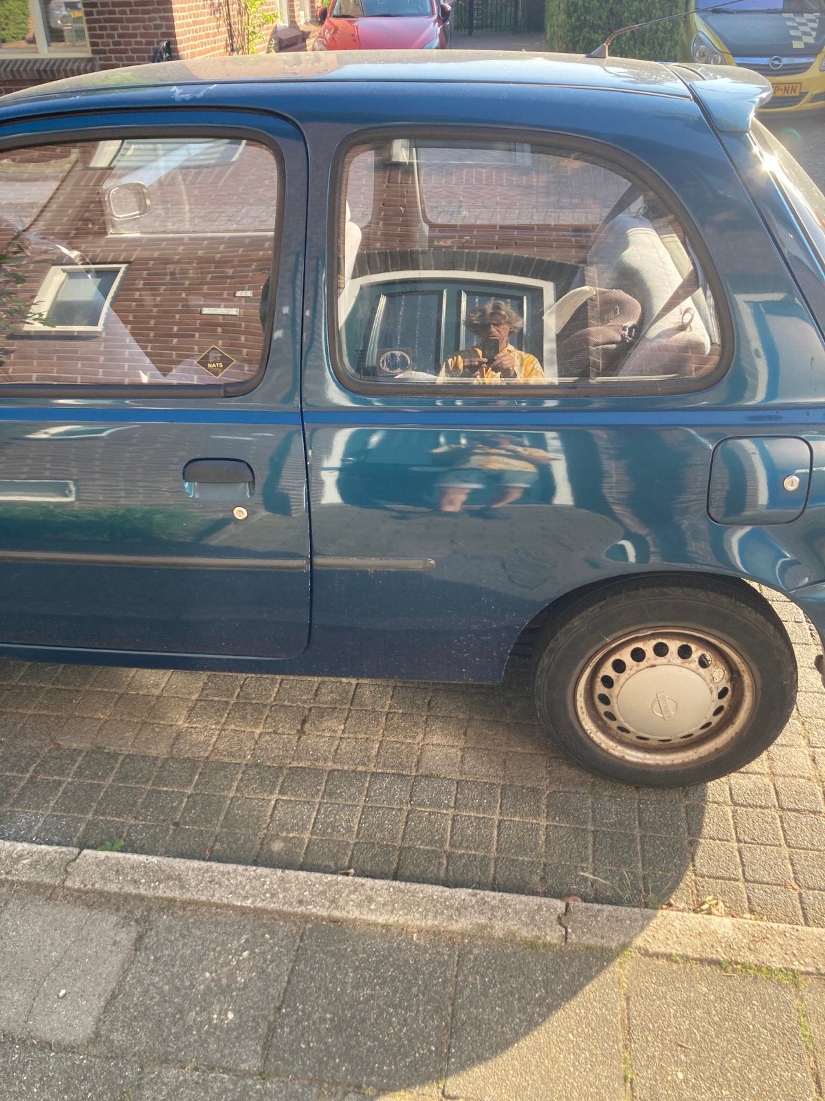 Nissan Micra 1.0 3D 1999 Blauw, Auto's, Nissan, Voorwielaandrijving, 4 cilinders, Blauw, Origineel Nederlands