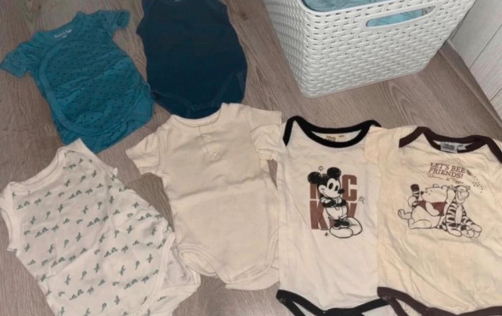 Partij rompers maat 50/56, Ophalen of Verzenden, Zo goed als nieuw, Jongetje of Meisje, Nacht- of Onderkleding
