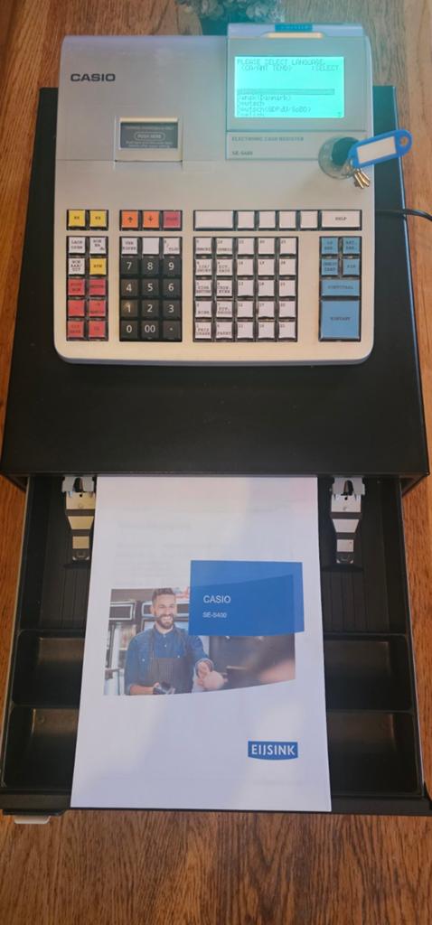 Kassa Casio SE-S400 2015 als nieuw 1½ jaar gebruikt, Ophalen of Verzenden