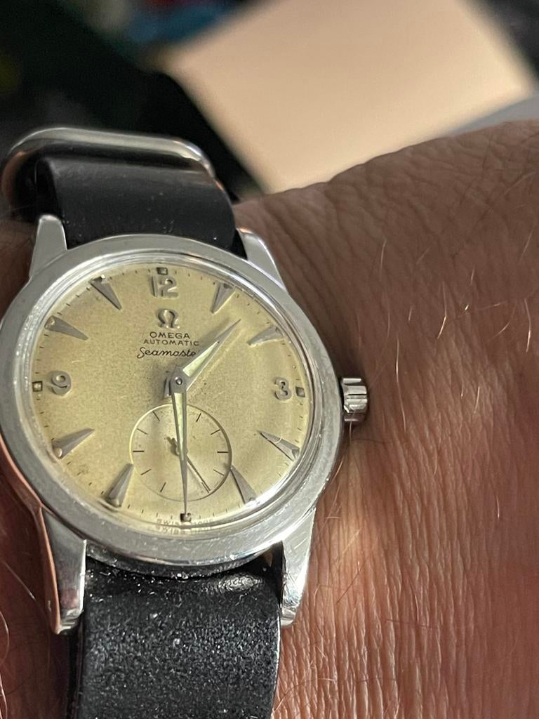 Uitstekende zeldzame vintage Omega semester automaat, Ophalen of Verzenden, Staal, Omega