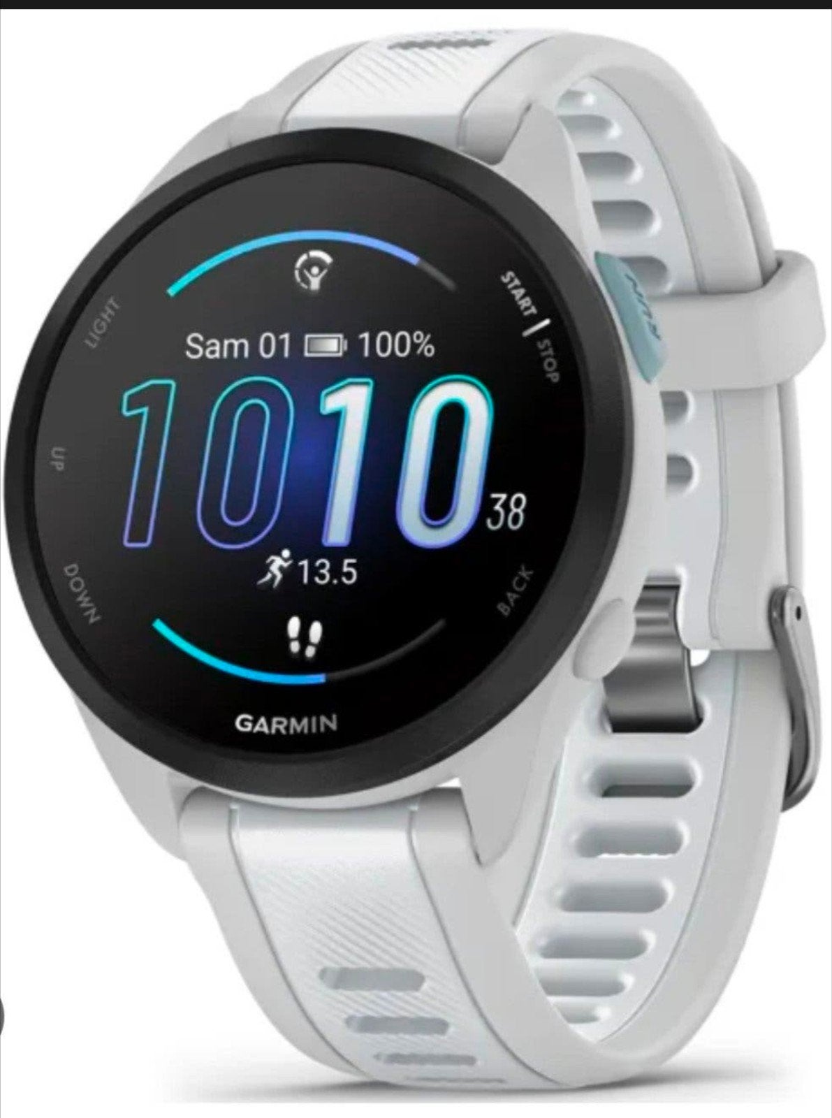 Garmin Forerunner 165, Ophalen, Zo goed als nieuw, Zwart, Android