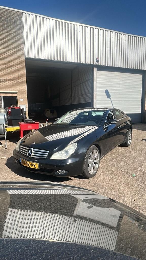 Mercedes-Benz CLS350, 3.5L, AUT 2007, Zwart, Auto's, Mercedes-Benz, Automaat, Parkeersensor, Achterwielaandrijving, Zwart