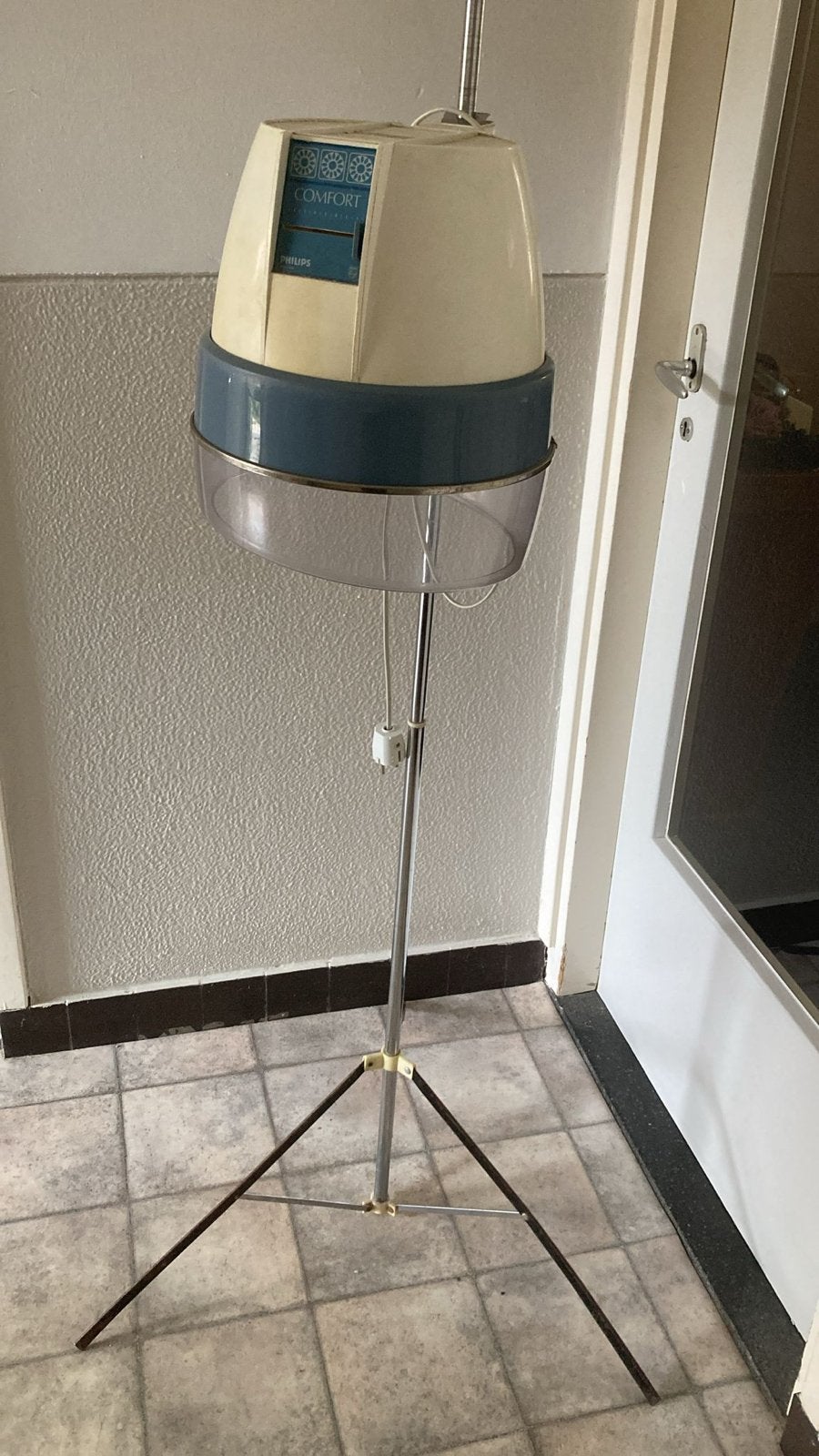 Vintage Philips Droogkap met standaard, Ophalen, Gebruikt, Haarverzorging