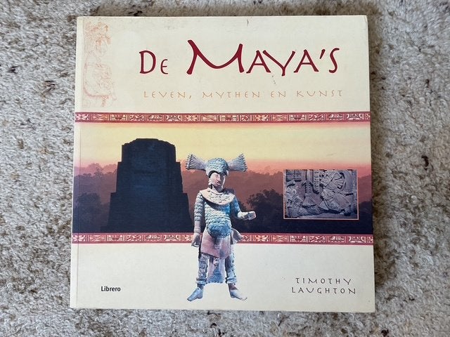 2 boeken over de maya's in Midden-Amerika, Ophalen of Verzenden, 14e eeuw of eerder, Zo goed als nieuw, Timothy Laughton e.a