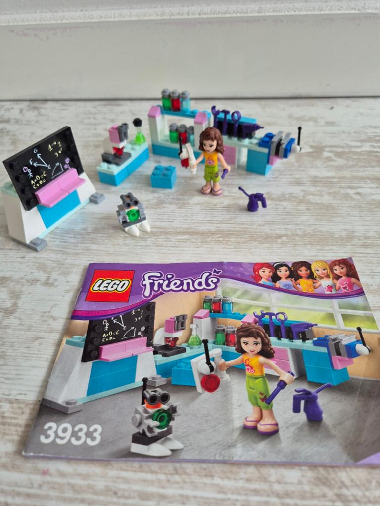 LEGO Friends 3933 Olivia's Uitvindingen Lab, Ophalen, Zo goed als nieuw, Lego