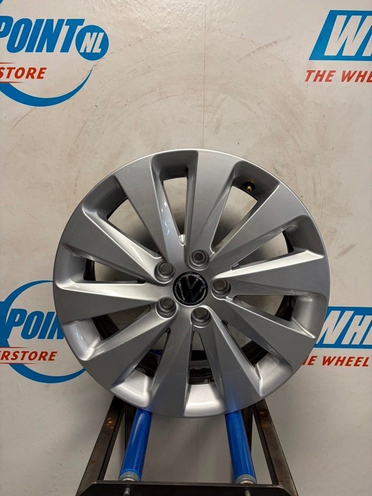 16'' Originele Seat Velgen Volkswagen Polo 5x100 Zilver, Auto-onderdelen, Banden en Velgen, Gebruikt, Velg(en), 16 inch, Ophalen of Verzenden