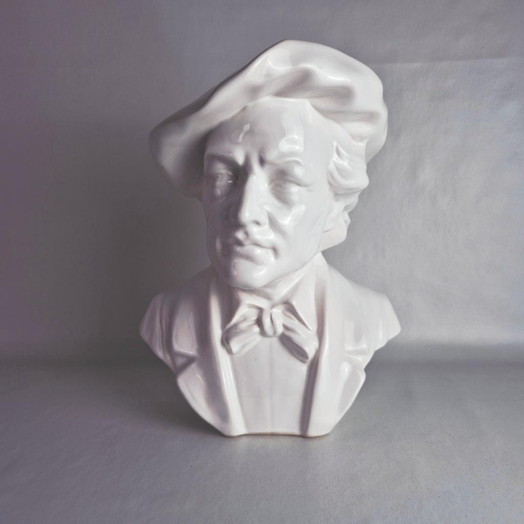 Beeld Wagner | Vintage buste Wagner, Verzenden, Zo goed als nieuw, Mens