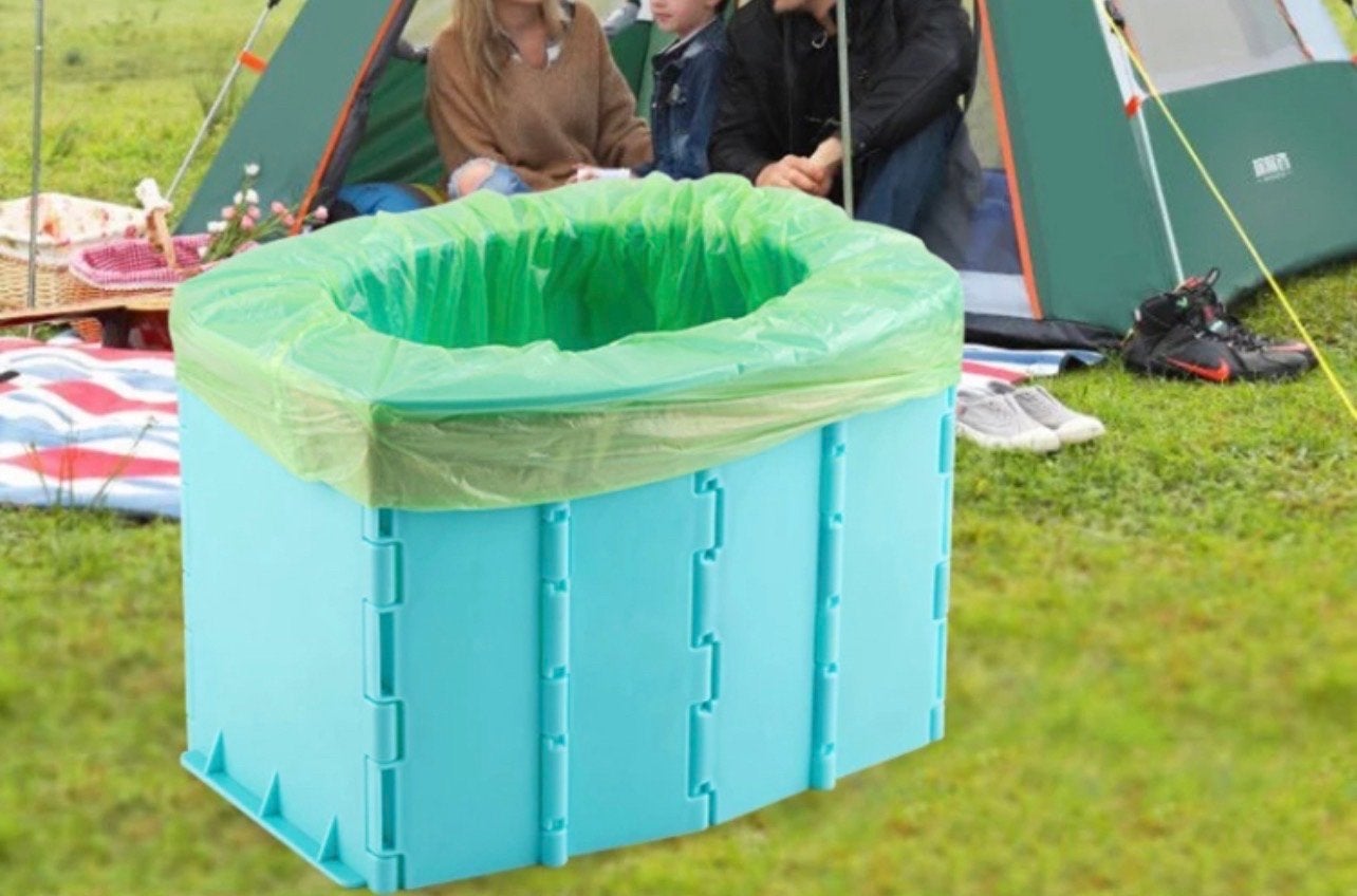 Nieuw Draagbaar Opvouwbaar Toilet voor Kamperen en Reizen, Ophalen of Verzenden, Nieuw