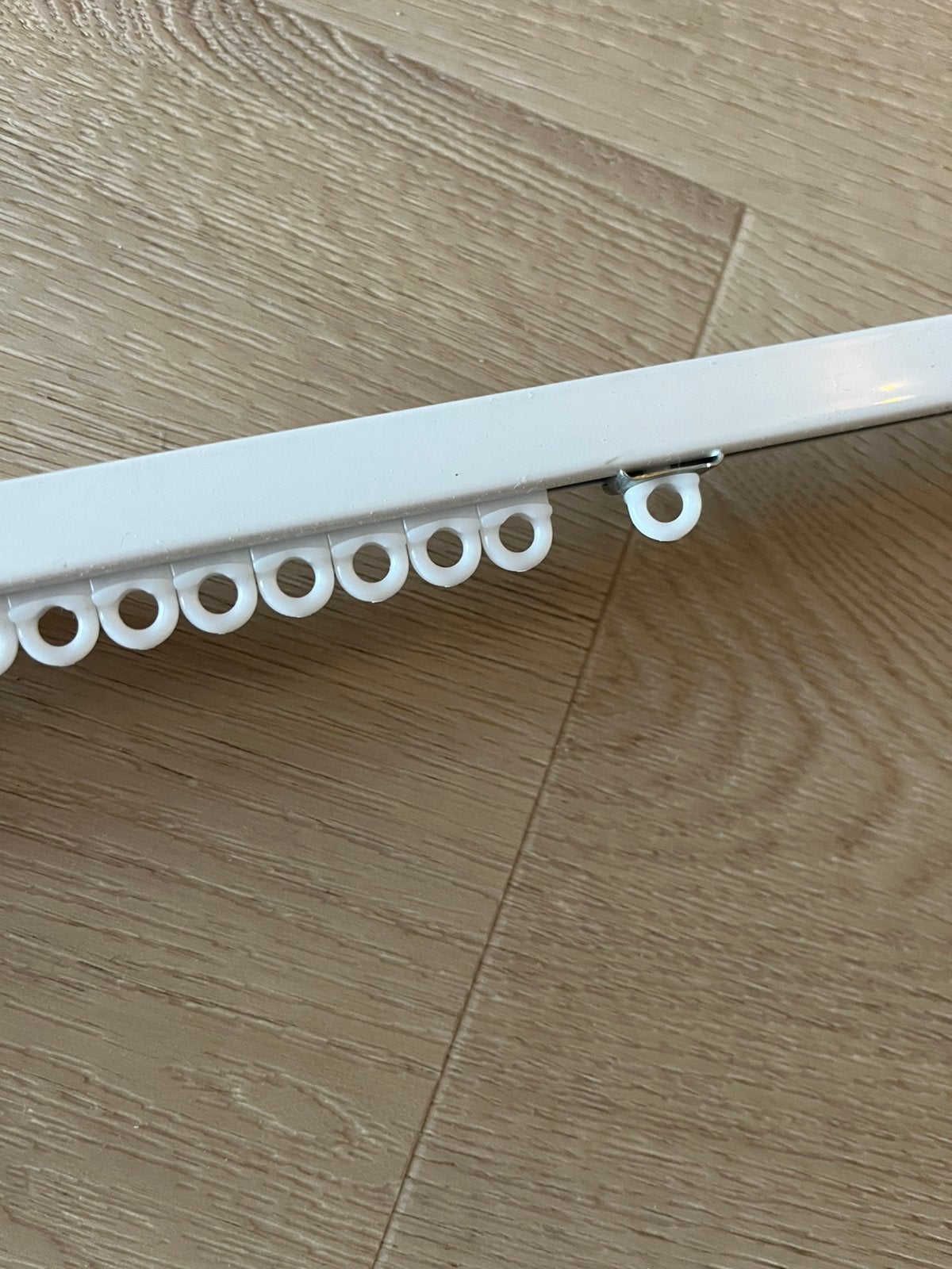 Gordijnrails 368 cm wit incl. toebehoor, Ophalen, Wit, Metaal, 368 cm