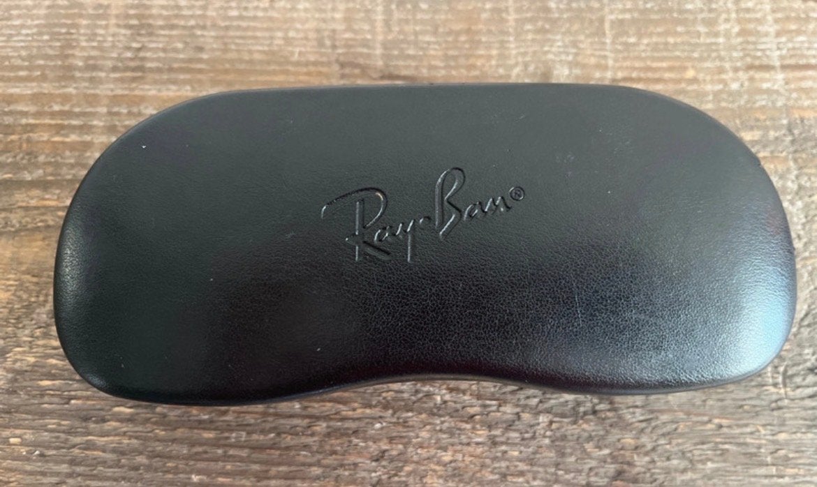 Ray-Ban brillenkoker - Zwart, zo goed als nieuw, Zwart, Ophalen of Verzenden, Zo goed als nieuw, Ray-Ban