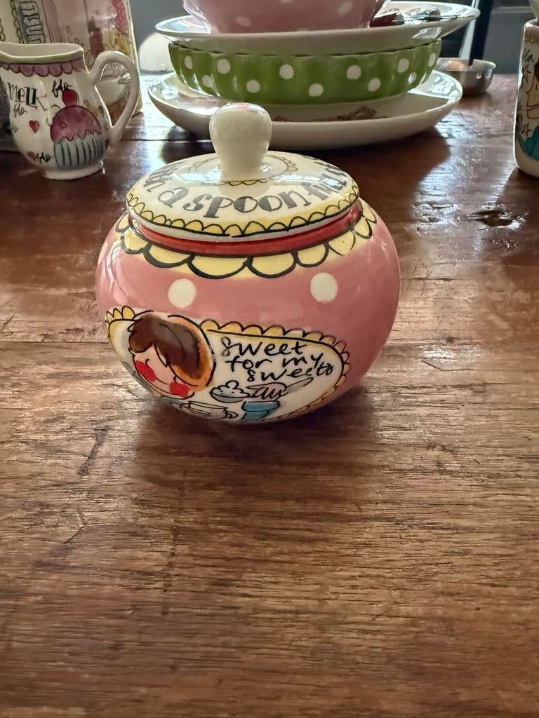 Blond Amsterdam suikerpot 'Sweet for my sweets', Huis en Inrichting, Keuken | Servies, Ophalen, Gebruikt, Blond Amsterdam, Overige typen