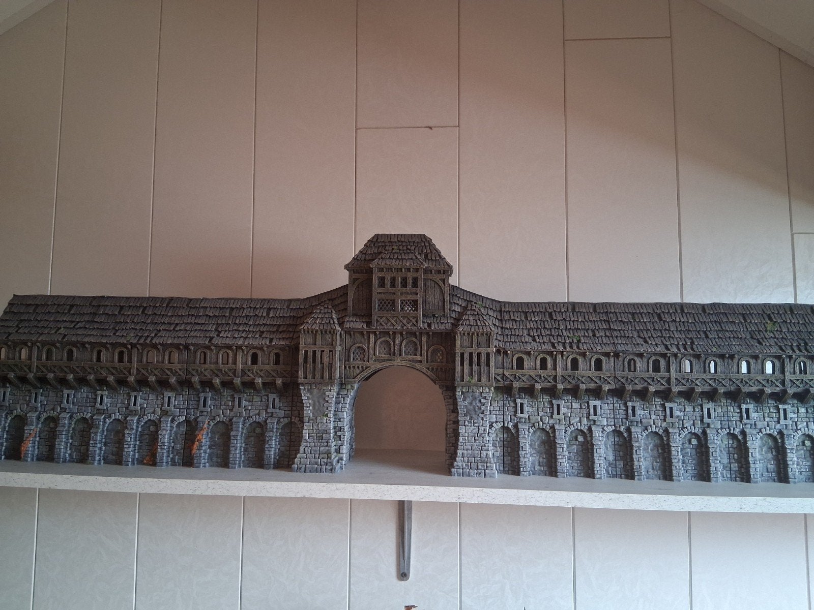 Stadsmuur scenery voor 28MM wargaming, Hobby en Vrije tijd, Ophalen of Verzenden, Overige soorten, Toebehoren