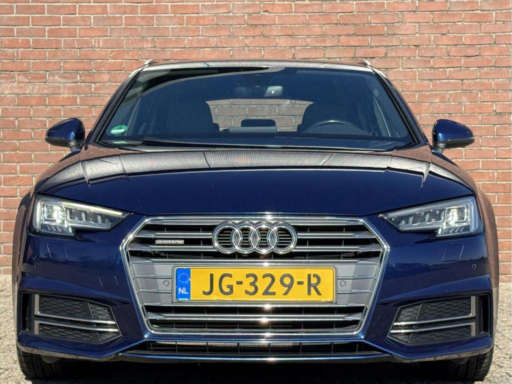 Audi A4 Avant 2.0 TFSI QUATTRO S-LINE | NL-AUTO! | DEALER OH, Auto's, Automaat, Gebruikt, 4 cilinders, Blauw