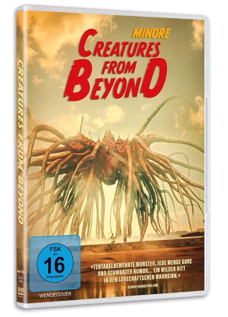 Minore: Creatures from Beyond (2023) Lovecraft, DVD!, Cd's en Dvd's, Dvd's | Horror, Nieuw in verpakking, Monsters, Vanaf 16 jaar