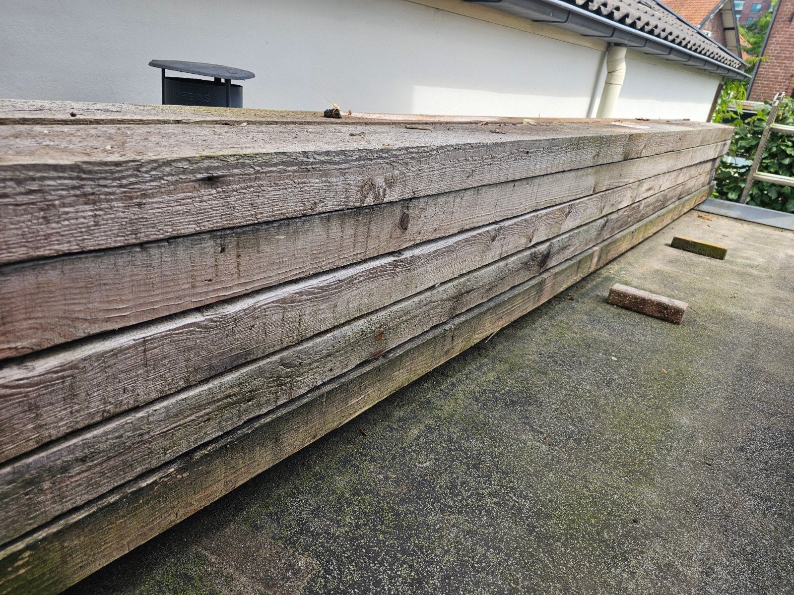 10 gebruikte houten balken - Ideaal voor diverse projecten, Ophalen, Gebruikt, Balk, Vuren