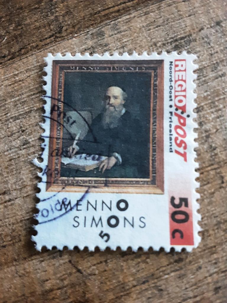 Regiopost.  Menno Simons  ( gest), Ophalen of Verzenden
