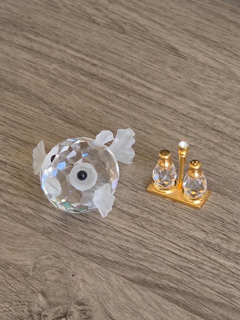Swarovski Kristal Visje en Mini Zout- en Peperstel, Ophalen of Verzenden