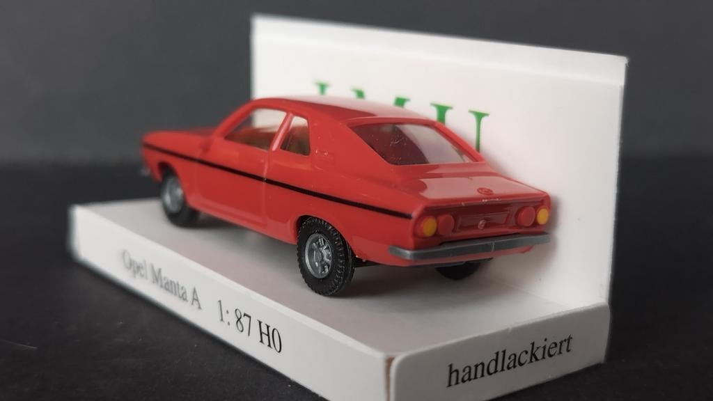 Opel Manta A Rood 1:87 imu Pol, Hobby en Vrije tijd, Modelauto's | 1:87, Auto, Verzenden, ., Nieuw