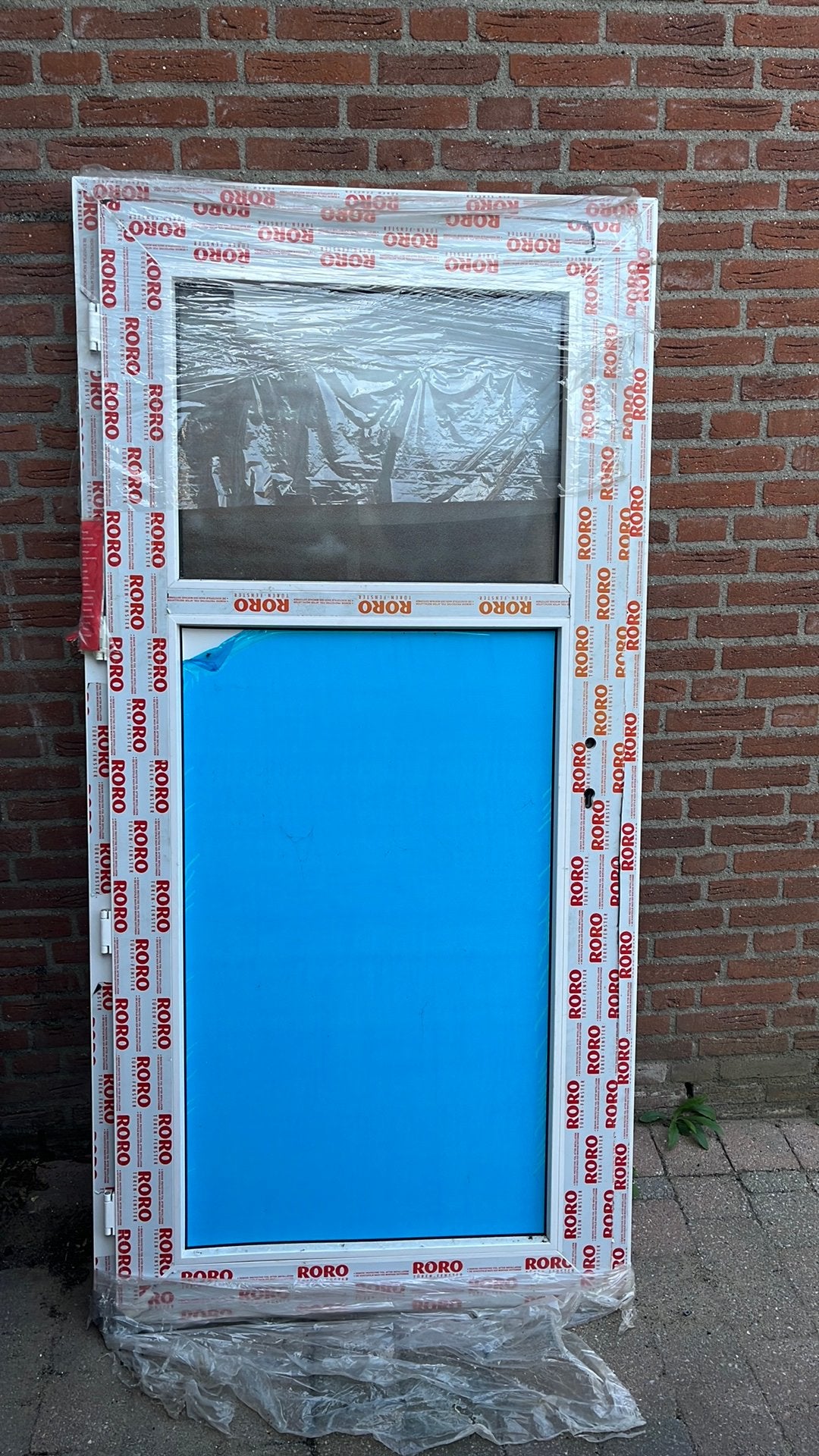 Linksdraaiende kunstof buitendeur, 75 tot 150 cm, Kunststof, Deurkozijn, Ophalen of Verzenden