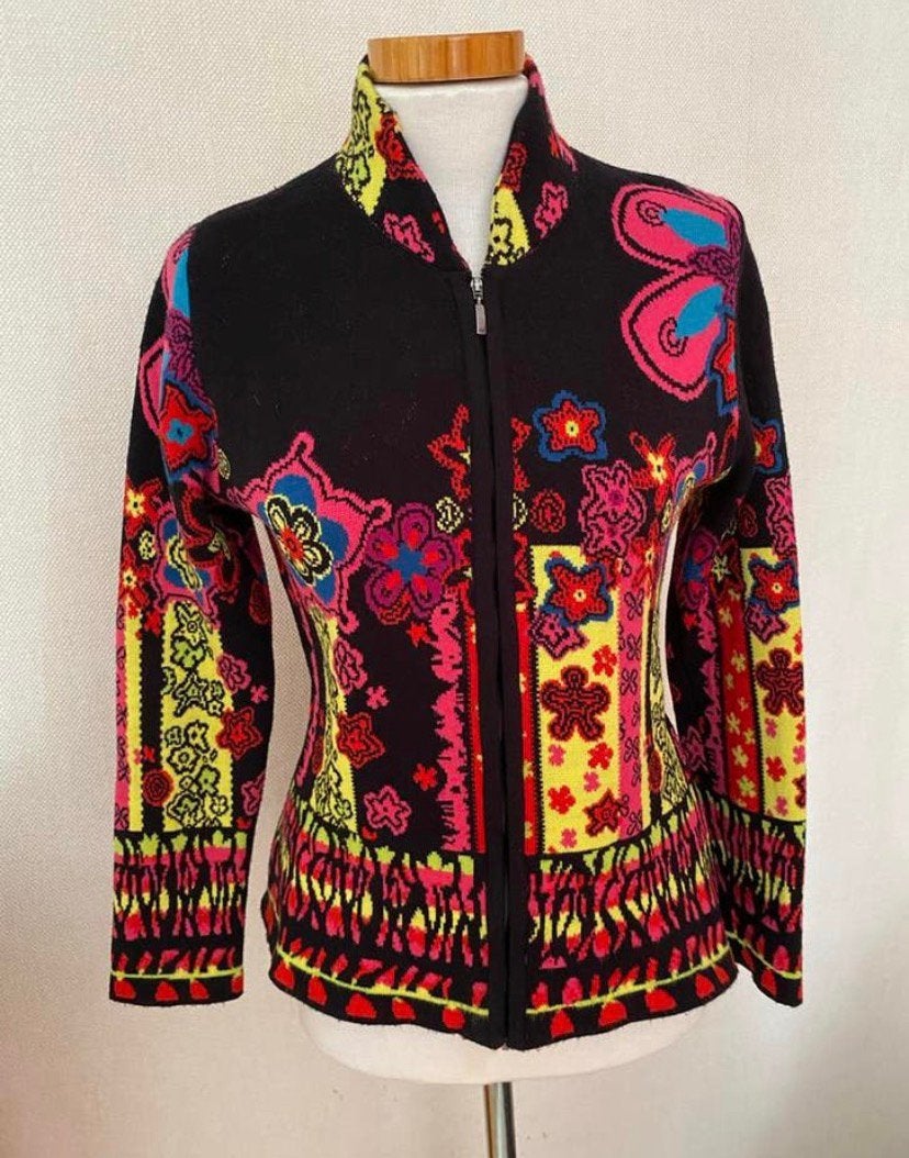 Kleurrijk Evalinka vest - maat 3/40, Kleding | Dames, Truien en Vesten, Ophalen of Verzenden, Zo goed als nieuw, Maat 38/40 (M)