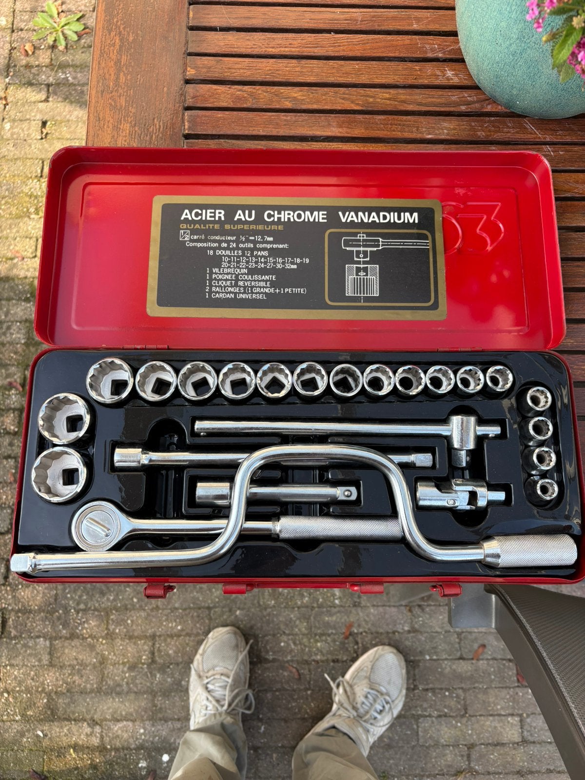 24 delig half duimse doppenset, Ophalen, Nieuw
