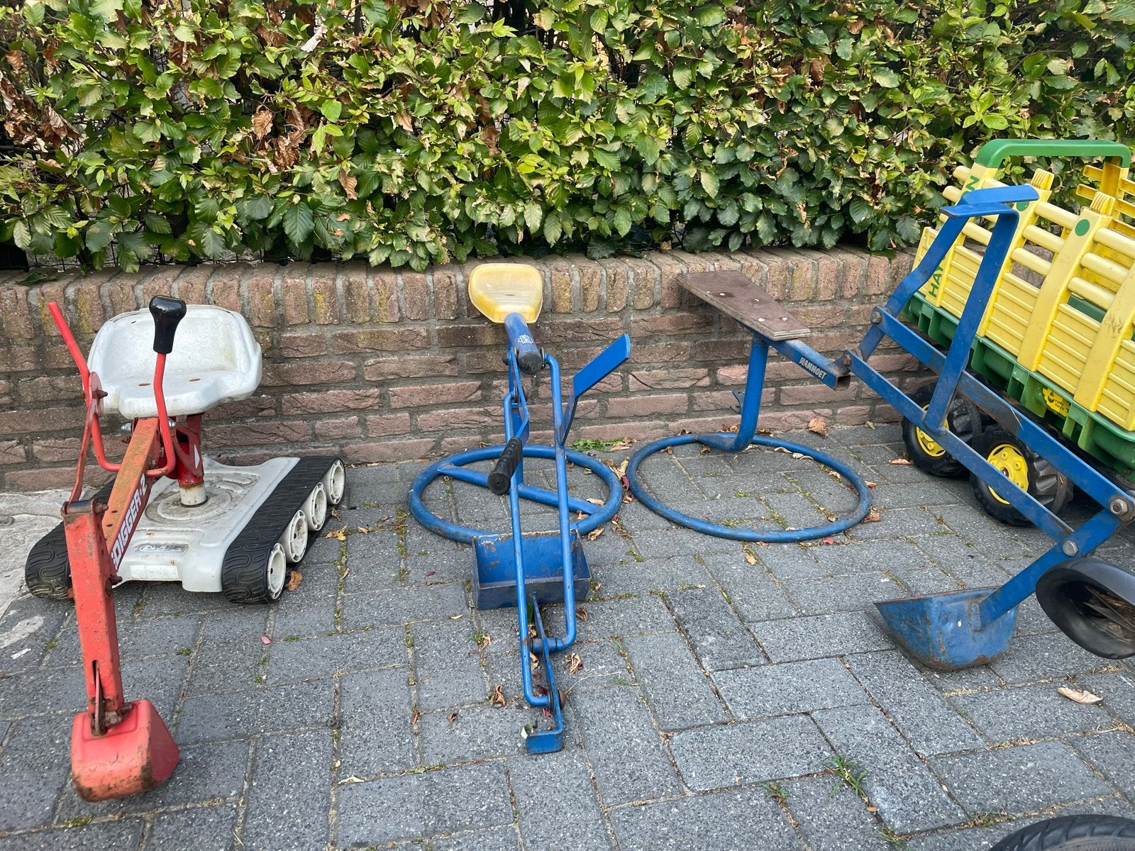 Graafmachine zandbak / zandbak kraan voor kinderen, Ophalen, Gebruikt
