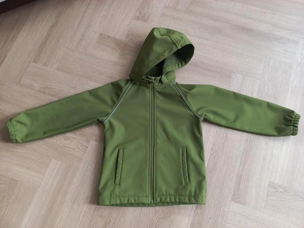 Softshell zomerjas maat 128 - tijgers als hij nat wordt, Kinderen en Baby's, Gebruikt, Jongen of Meisje, Ophalen of Verzenden