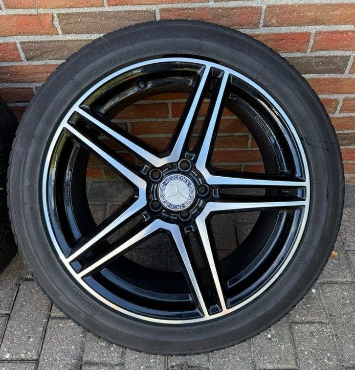 ✅ Mercedes GLA GLB S CL Klasse Velgen + Banden 19” Brock, Banden en Velgen, Winterbanden, Personenwagen, Ophalen