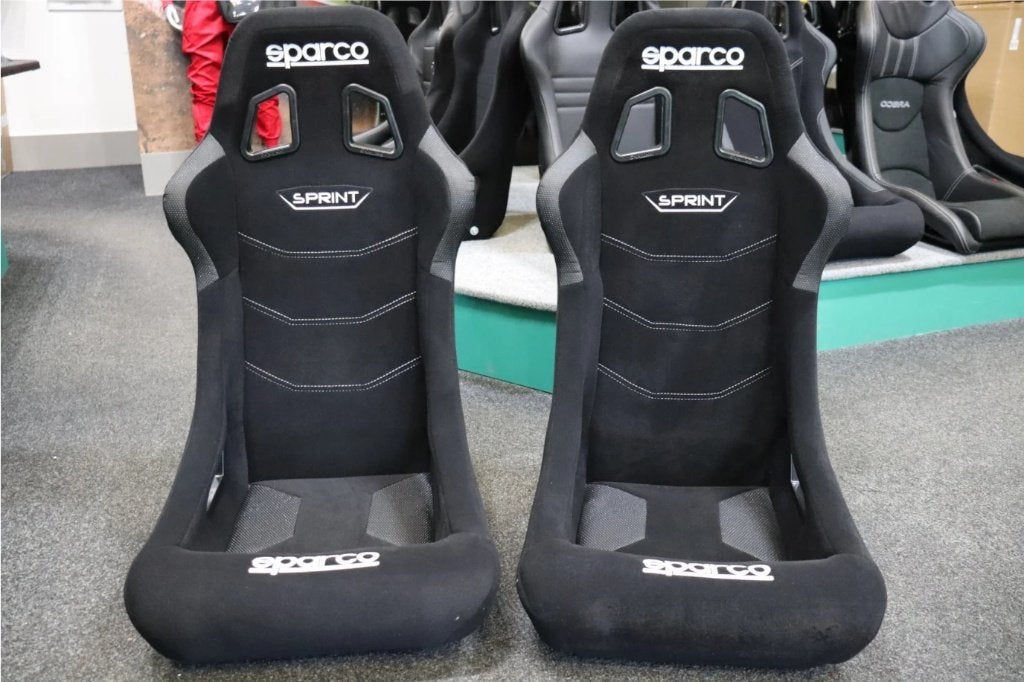 Sparco Sprint+ Kuipstoel Sportstoel Racestoel FIA zwart, Ophalen of Verzenden