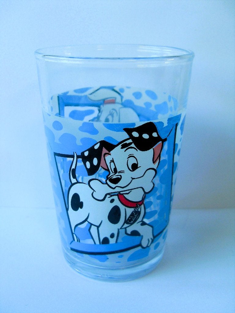 101 dalmatiers Glas Walt Disney, Ophalen of Verzenden, Overige figuren, Zo goed als nieuw, Servies