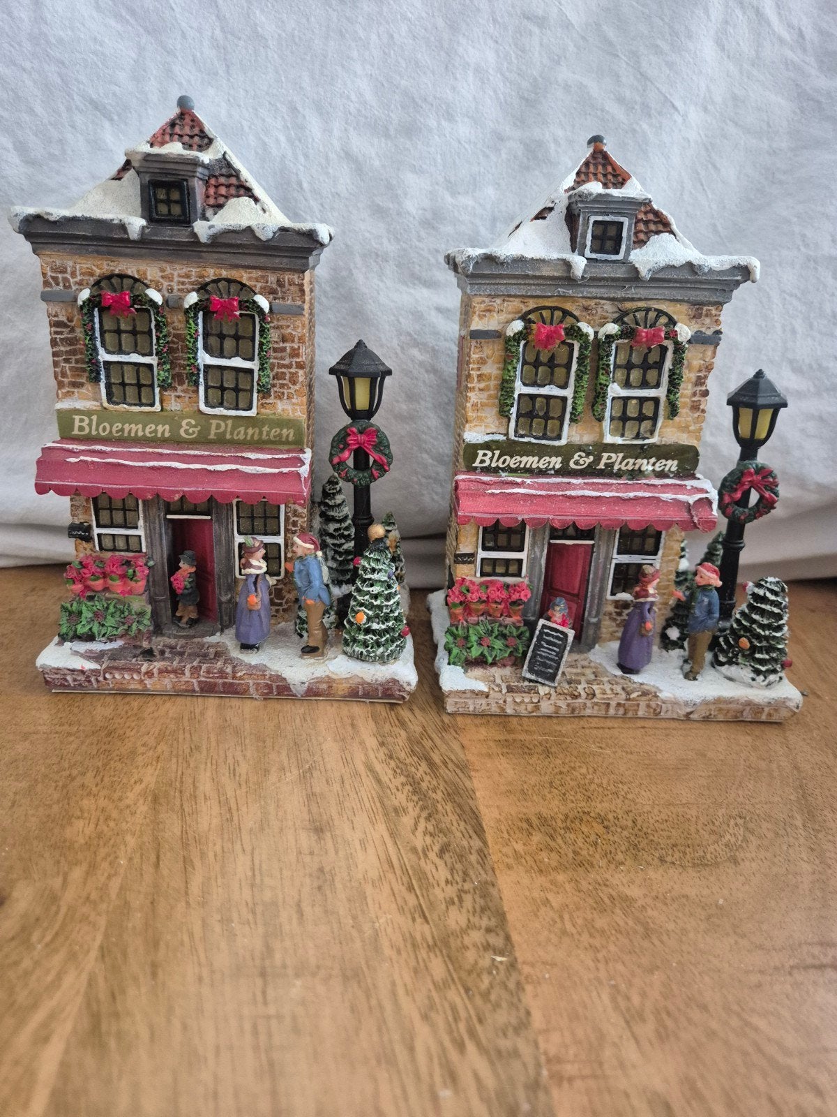 Set van 10 kersthuisjes, Diversen, Kerst, Ophalen of Verzenden